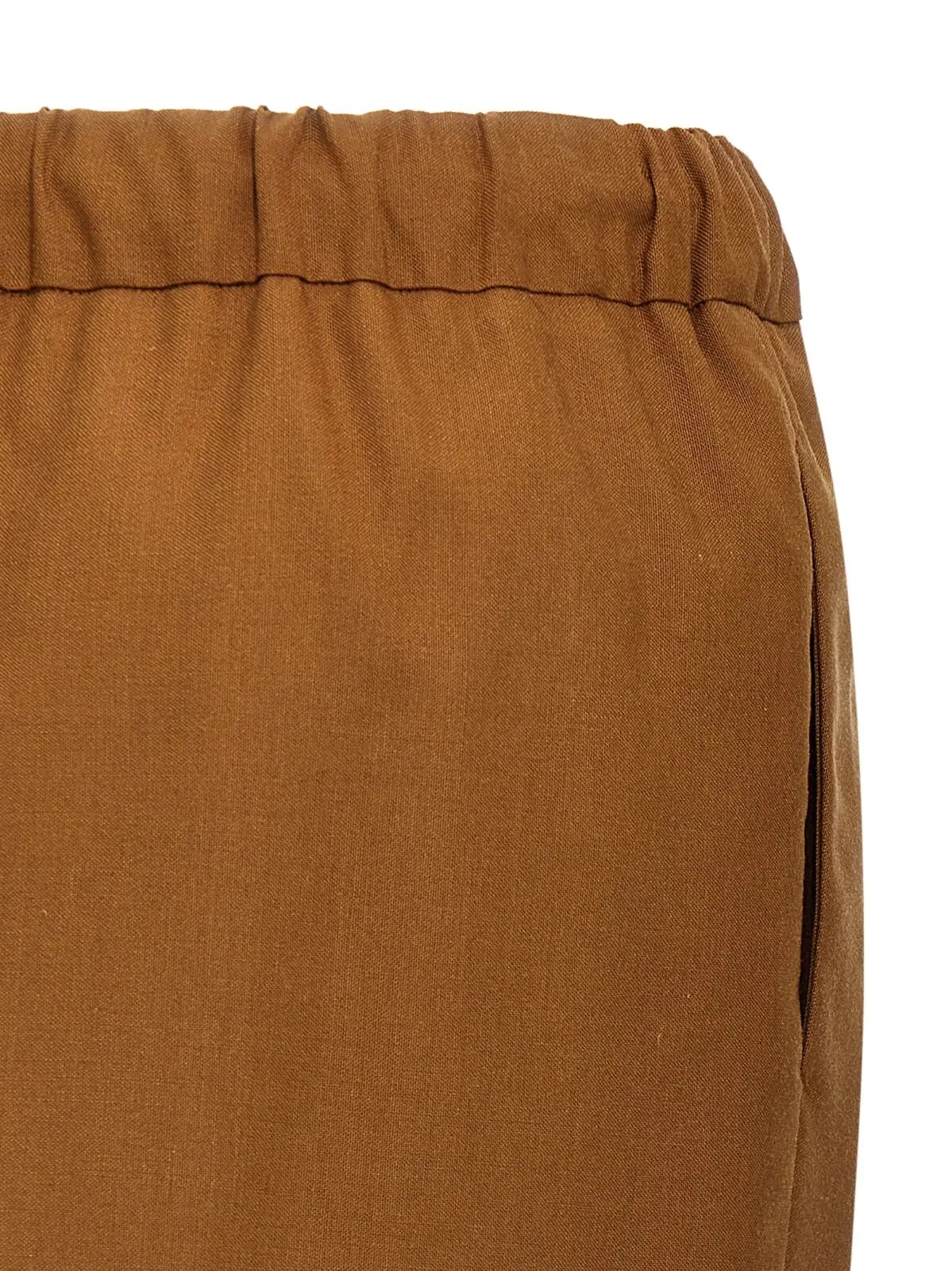 Спідниця Max Mara Tabarin Коричнева 4 'Tabarin' skirt 71% virgin wool 18% mohair wool 11% silk MAX MARA Brown