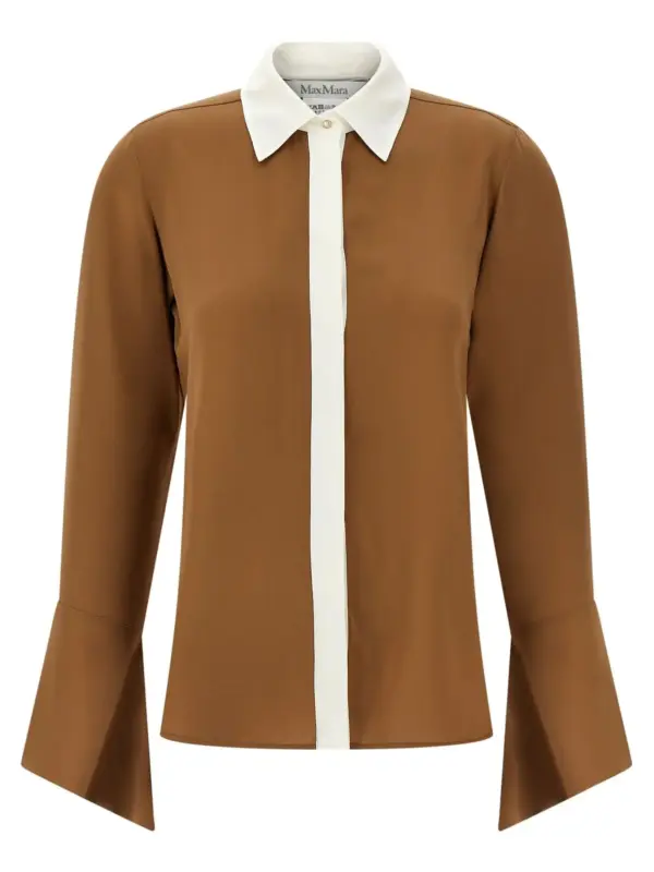 'Pio' shirt MAX MARA Brown