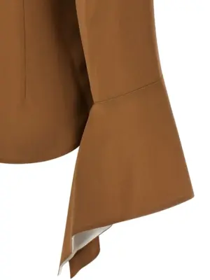 'Pio' shirt 100% silk MAX MARA Brown