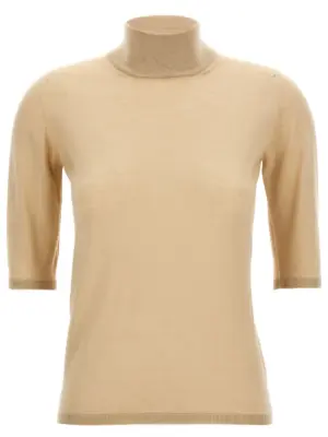 'Cecina' turtleneck sweater MAX MARA Beige