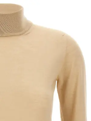 'Cecina' turtleneck sweater Woman MAX MARA Beige