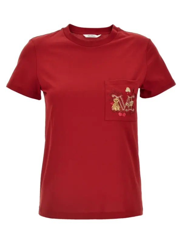 'Nunzio' T-shirt MAX MARA Red