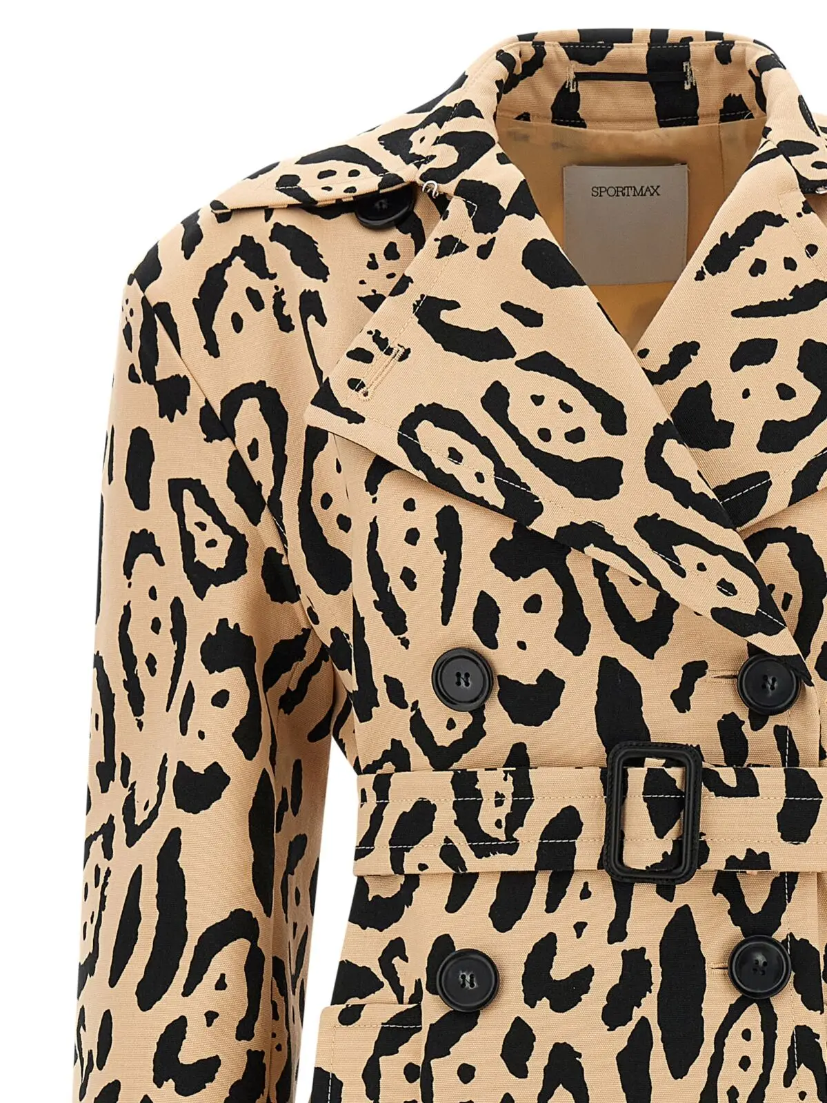 Тренч Sportmax Grembo Багатокольоровий 4 'Grembo' trench coat 100% cotton SPORTMAX Multicolor