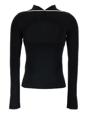 'Adda' sweater 2512361131600005 SPORTMAX White/Black
