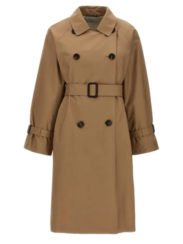 'Ctrench' trench coat MAX MARA THE CUBE Brown