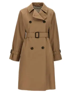 'Ctrench' trench coat 2519021094600004 MAX MARA THE CUBE Brown