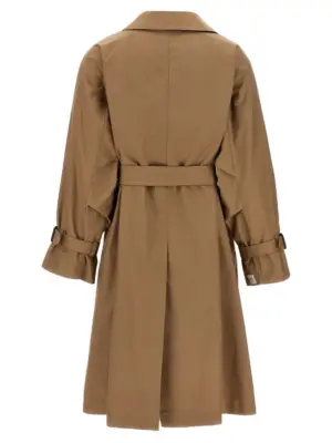 'Ctrench' trench coat Woman MAX MARA THE CUBE Brown