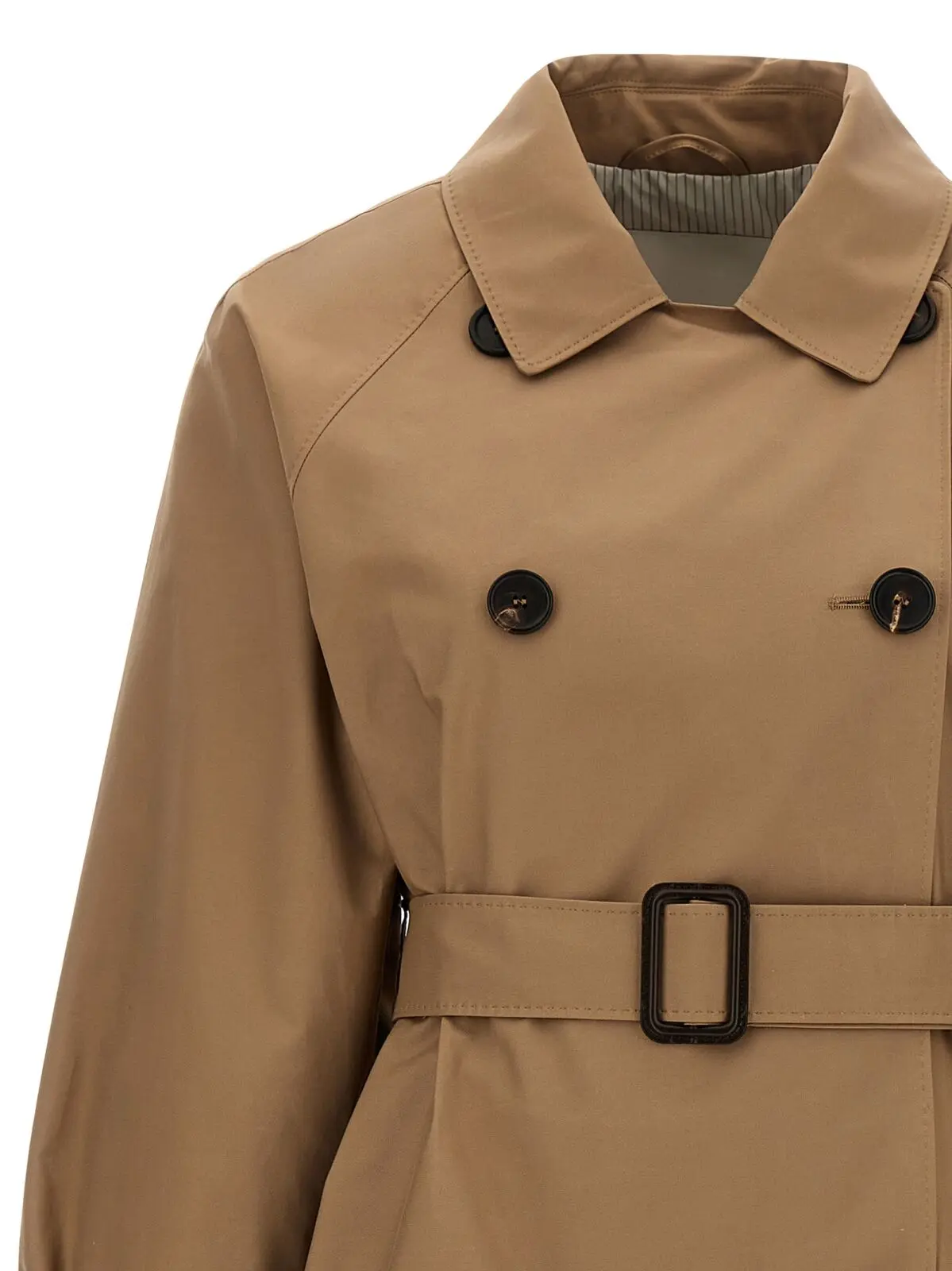 Тренч Max Mara The Cube Ctrench Коричневий 4 'Ctrench' trench coat 66% cotton