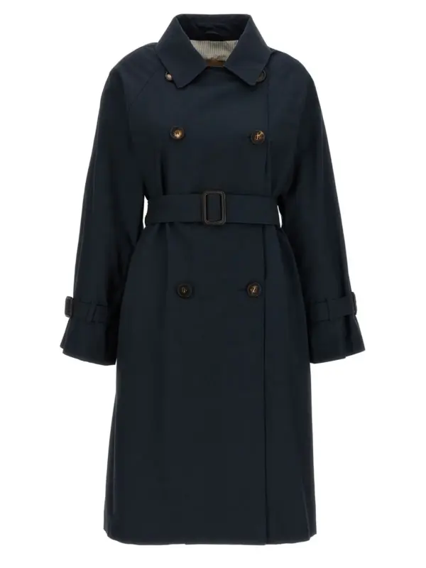 'Ctrench' trench coat MAX MARA THE CUBE Blue