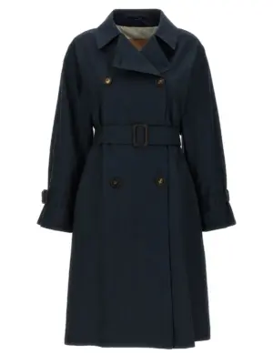 'Ctrench' trench coat 2519021094600006 MAX MARA THE CUBE Blue