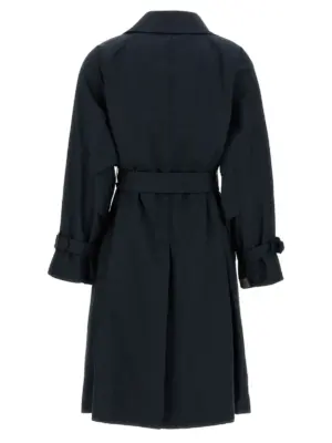 'Ctrench' trench coat Woman MAX MARA THE CUBE Blue