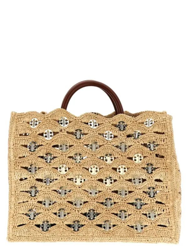 '1969' handbag PACO RABANNE Beige