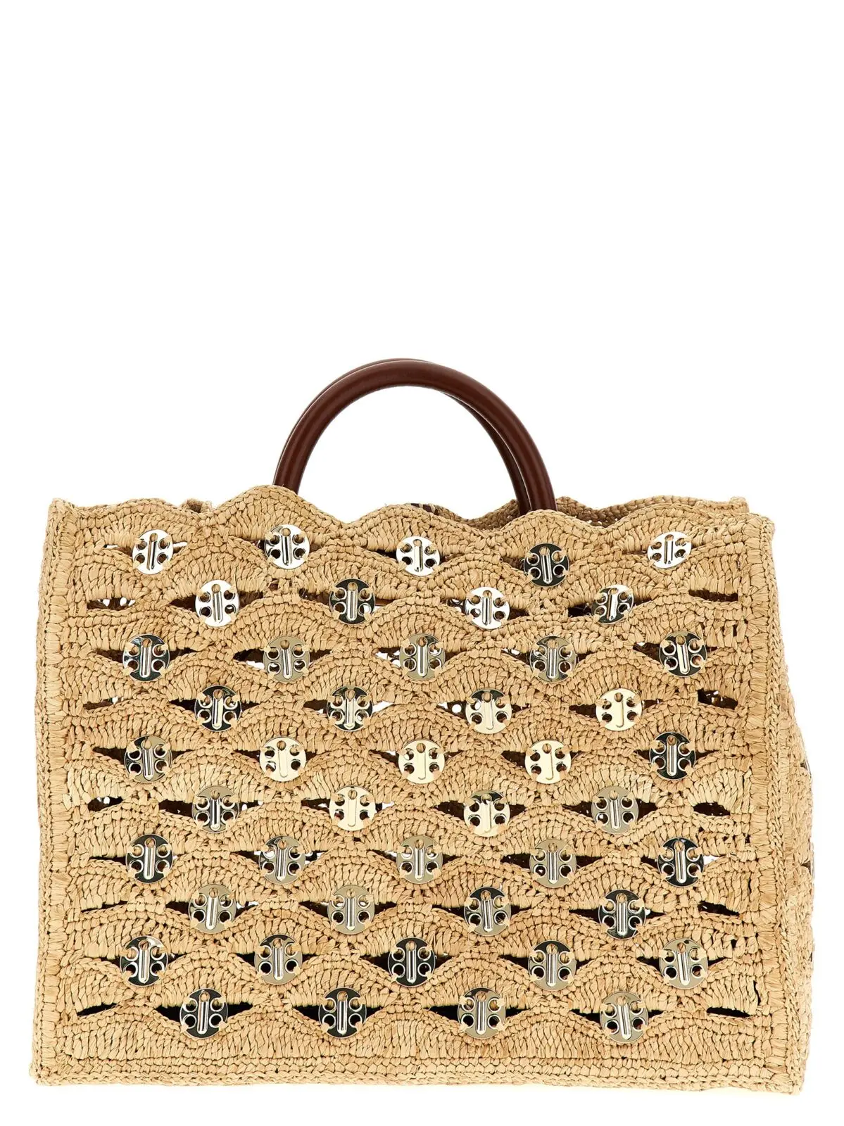 Сумка Paco Rabanne 1969 Бежева 1 '1969' handbag PACO RABANNE Beige