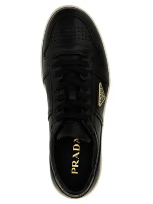 'Aviator' sneakers 100% lamb leather (Ovis aries) PRADA Black