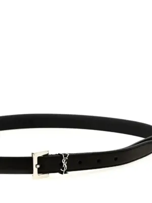 'YSL' belt Man SAINT LAURENT Black
