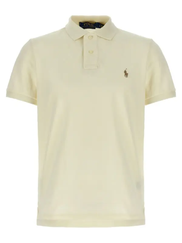 Logo embroidery polo shirt POLO RALPH LAUREN White