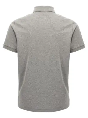 Logo embroidery polo shirt 710713130007 POLO RALPH LAUREN Gray