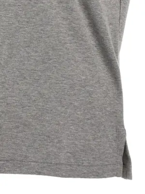 Logo embroidery polo shirt 100% cotton POLO RALPH LAUREN Gray