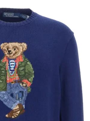 'Polo Bear' sweater Man POLO RALPH LAUREN Blue