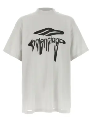 '3B Liquefied' T-shirt BALENCIAGA White