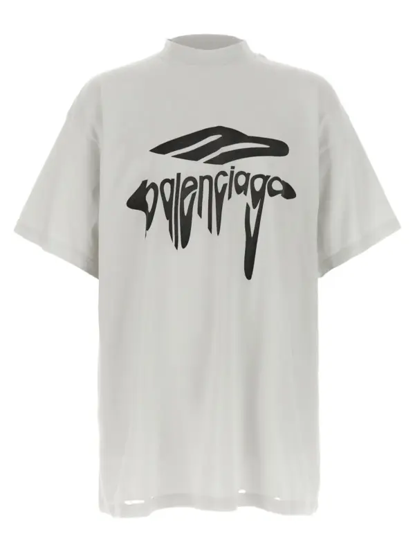 '3B Liquefied' T-shirt BALENCIAGA White