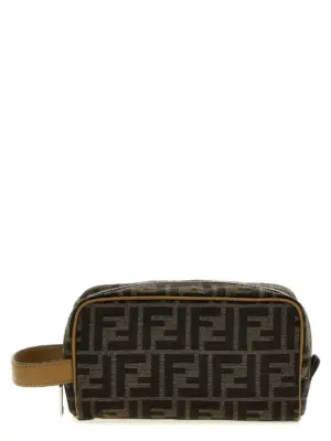 'FF' small beauty FENDI Brown