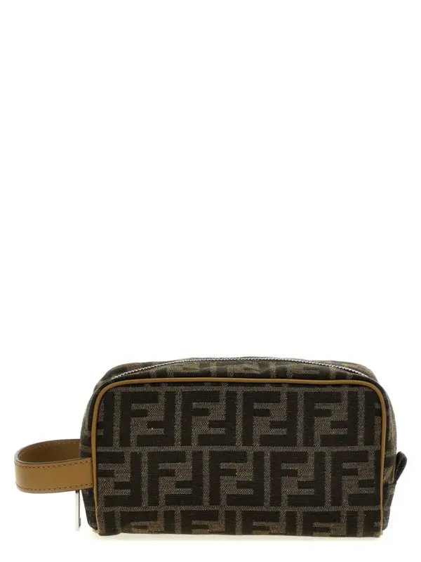 'FF' small beauty FENDI Brown