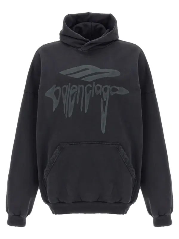 '3B Liquefied' hoodie BALENCIAGA Black