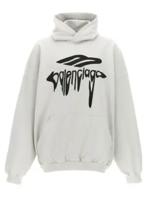 '3B Liquefied' hoodie BALENCIAGA White