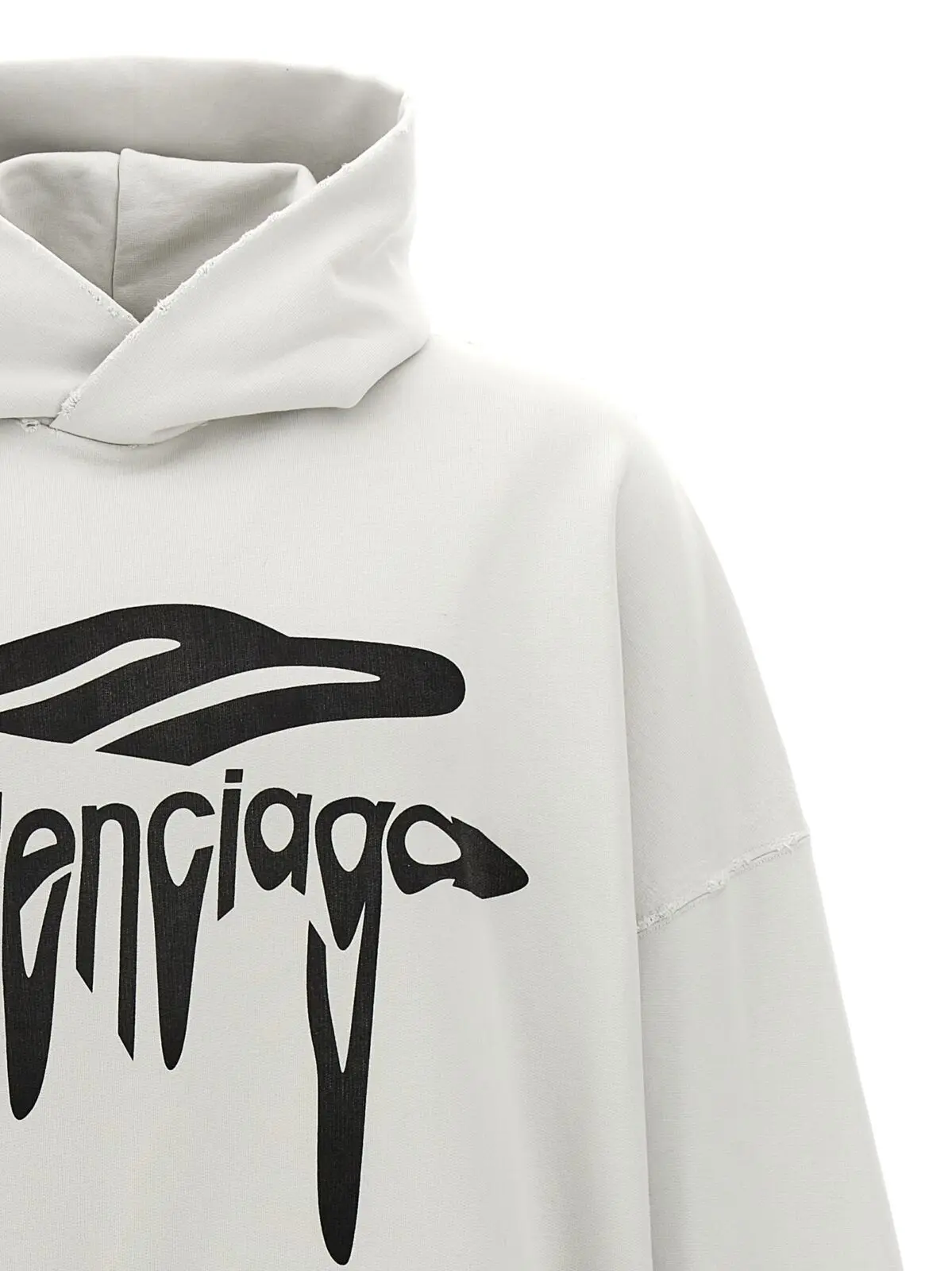 Худі Balenciaga 3B Liquefied Білий 3 '3B Liquefied' hoodie Unisex BALENCIAGA White
