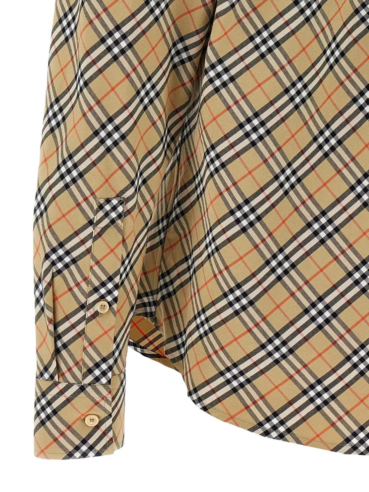 Сорочка Burberry Check Бежева 4 Check shirt 100% cotton BURBERRY Beige