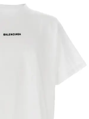 'Balenciaga Back' T-shirt Unisex BALENCIAGA White/Black