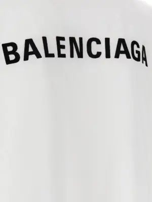 'Balenciaga Back' T-shirt 100% cotton BALENCIAGA White/Black