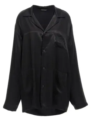 Embroidery shirt BALENCIAGA Black