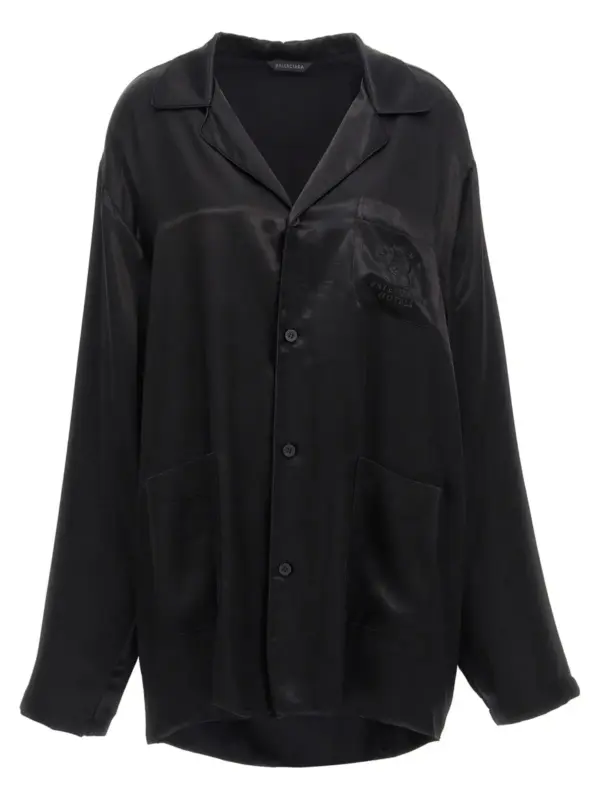 Embroidery shirt BALENCIAGA Black