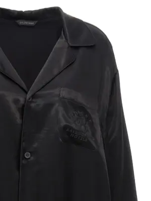 Embroidery shirt Woman BALENCIAGA Black