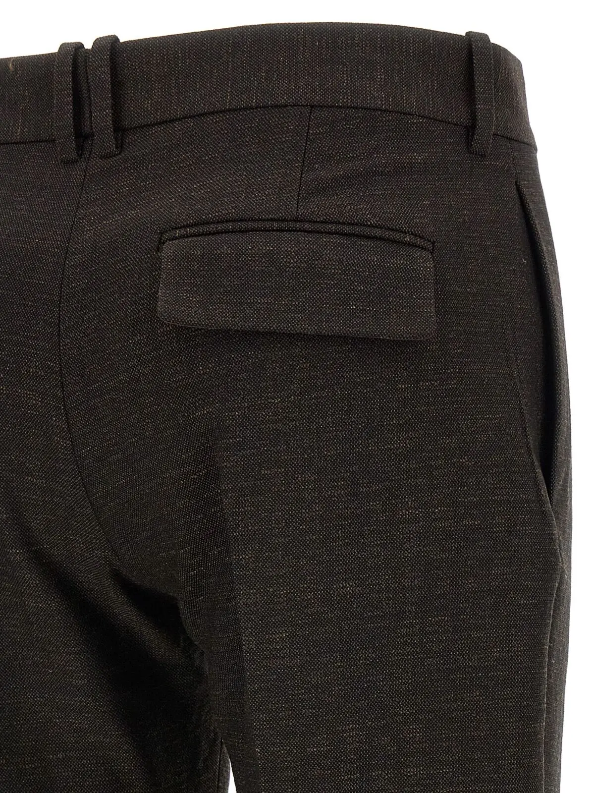 Штани The Row Selvie Сірі 4 'Selvie' pants 58% cotton 37% wool 4% polyamide 1% elastane THE ROW Gray