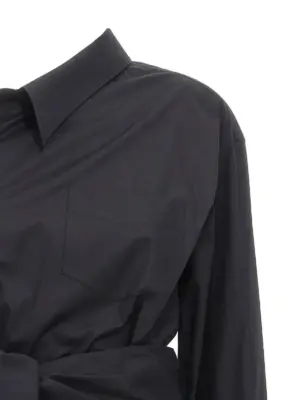 One-shoulder shirt Woman MOSCHINO Black