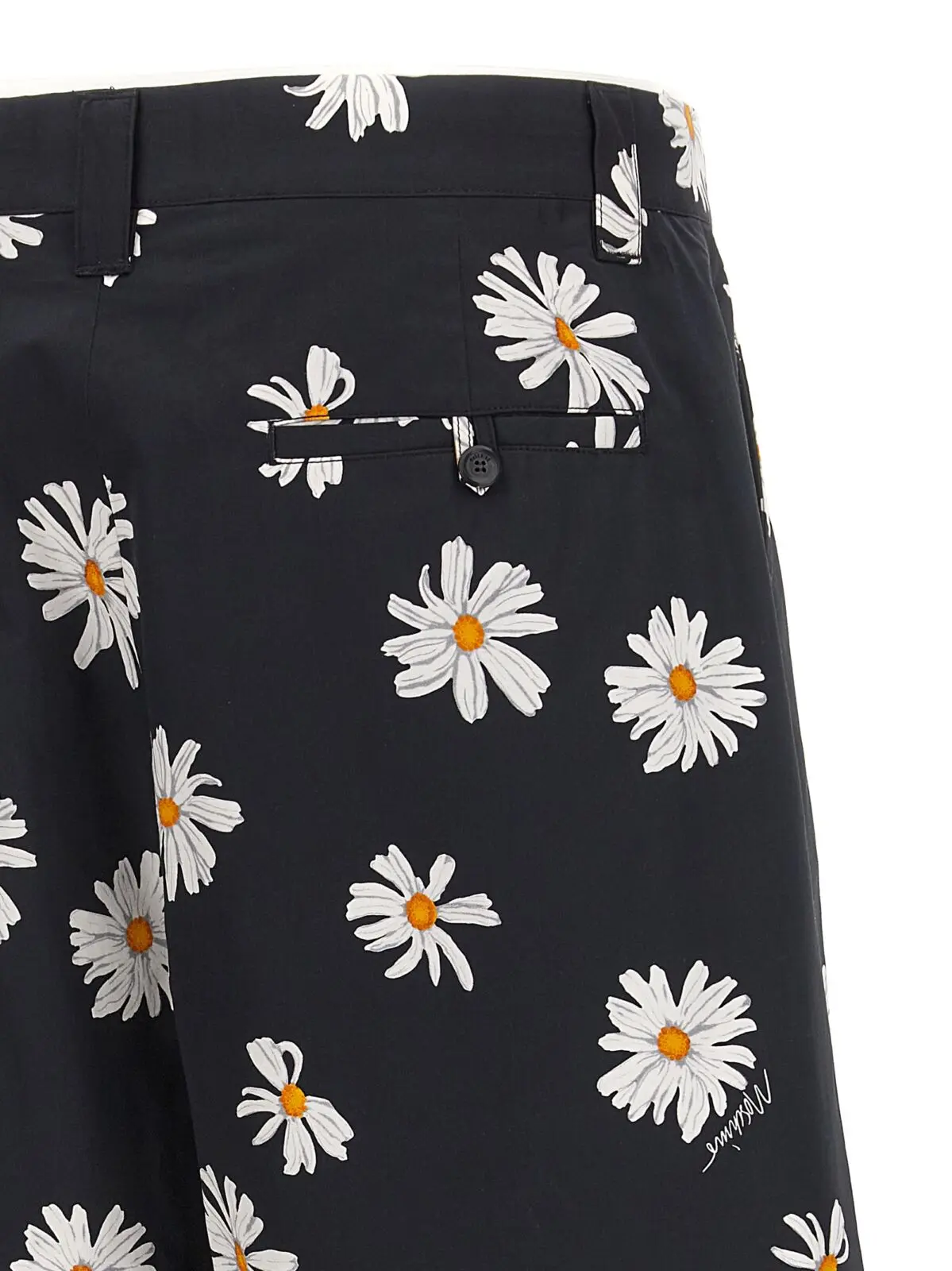 Бермуди Moschino Margherite print Чорні 4 'Margherite' print bermuda shorts 100% cotton MOSCHINO Black