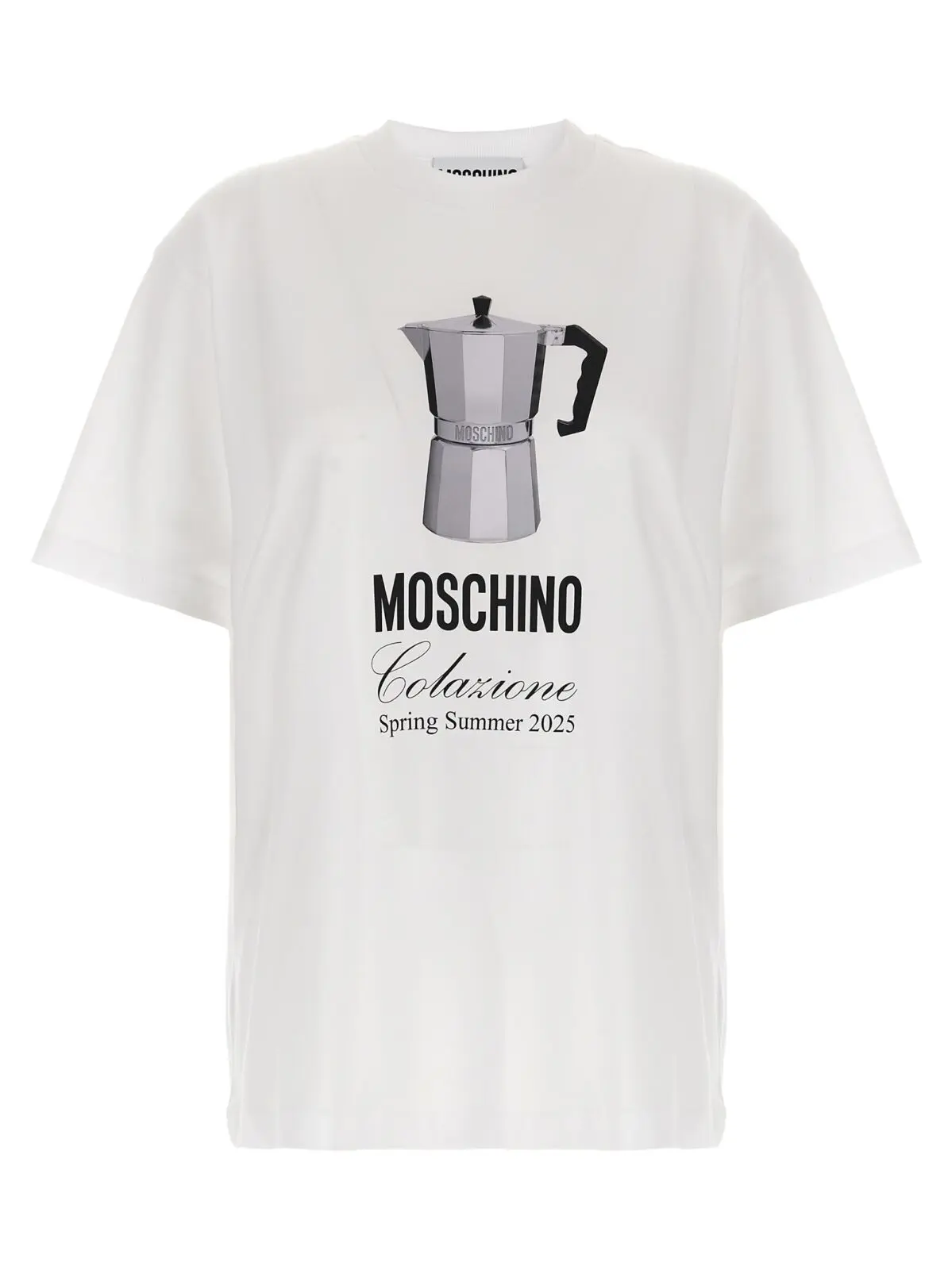 Футболка Moschino Colazione Біла 1 'Colazione' T-shirt MOSCHINO White