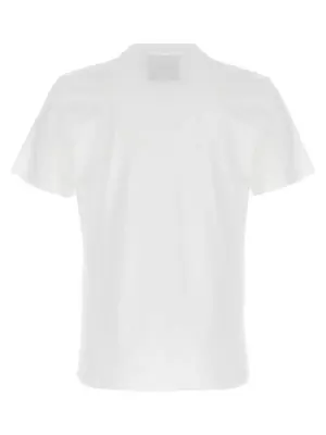 Logo embroidery t-shirt A071302411001 MOSCHINO White