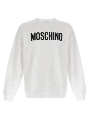 Logo print sweatshirt MOSCHINO White