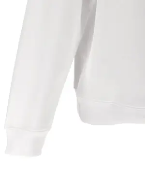 Logo print sweatshirt 100% cotton MOSCHINO White