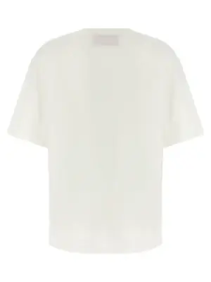 Valentino Garavani 'Chez Valentino' T-shirt B3MG24Q95WA03 VALENTINO GARAVANI White/Black