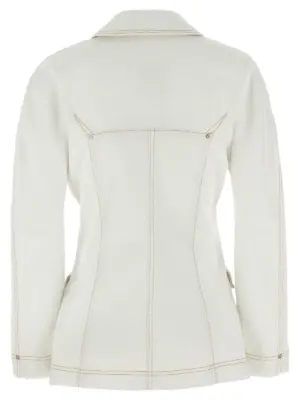 Denim jacket BW00QC5YB4104 GIVENCHY White