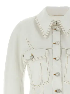 Denim jacket Woman GIVENCHY White