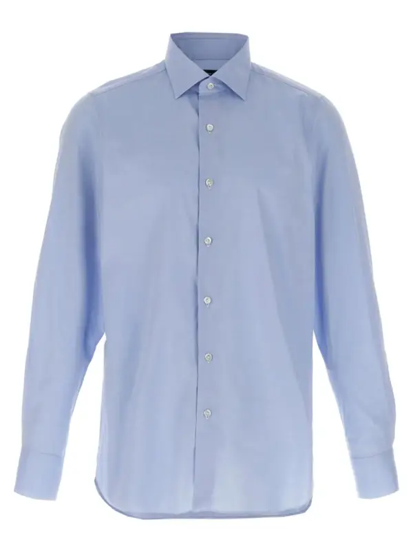'Napoli' shirt FINAMORE Light Blue