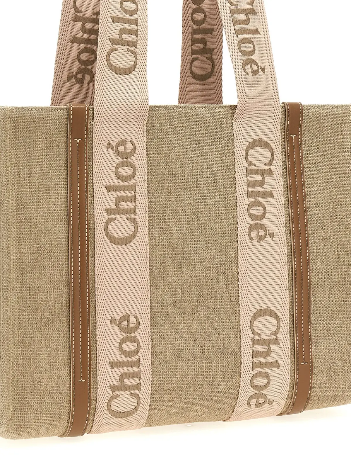 Сумка шопер Chloé Woody Medium Бежева 3 'Woody Medium' shopping bag Woman CHLOÉ Beige