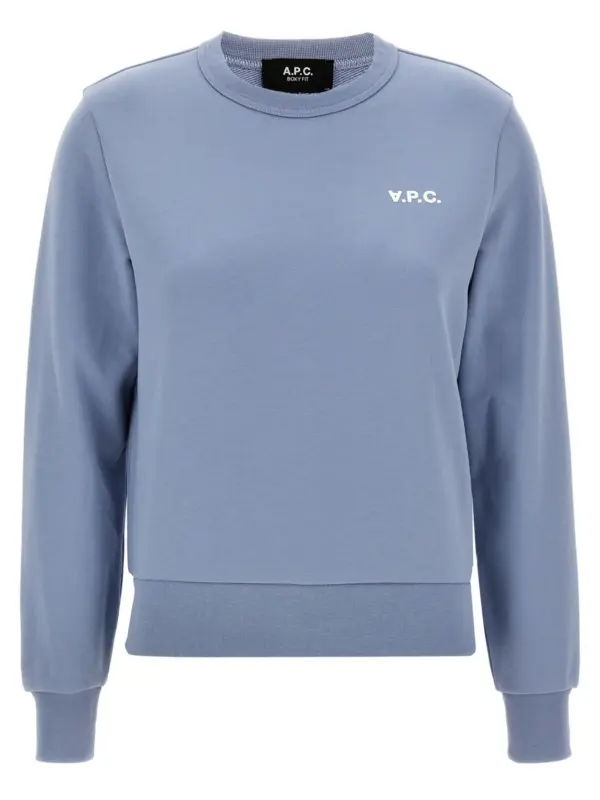 'Boxy Petit VPC' sweatshirt A.P.C. Light Blue