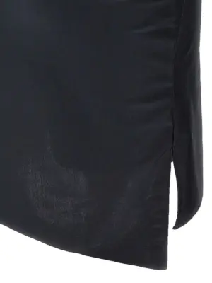 'Asymmetric Flower' mini dress 80% polyamide